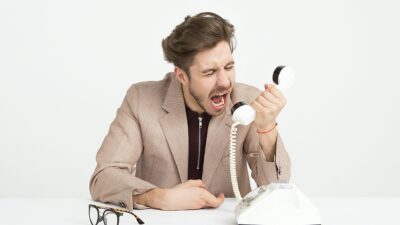 angry customer